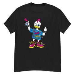 Punk Duck Cartoon T-Shirt worn by Kurt Cobain, Nirvana - Image 4