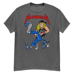 AlcoholicA drunk cartoon T-Shirt - Image 5