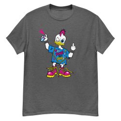 Punk Duck Cartoon T-Shirt worn by Kurt Cobain, Nirvana - Image 6