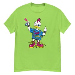 Punk Duck Cartoon T-Shirt worn by Kurt Cobain, Nirvana - Image 10
