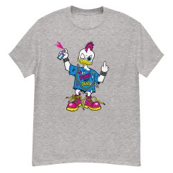 Punk Duck Cartoon T-Shirt worn by Kurt Cobain, Nirvana - Image 9