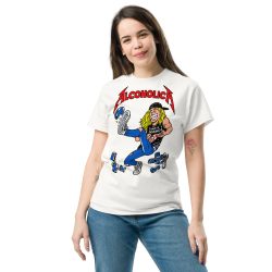 AlcoholicA drunk cartoon T-Shirt - Image 3