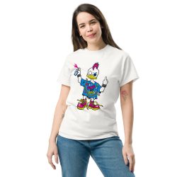 Punk Duck Cartoon T-Shirt worn by Kurt Cobain, Nirvana - Image 3