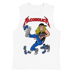 AlcoholicA drunk cartoon Sleeveless Shirt