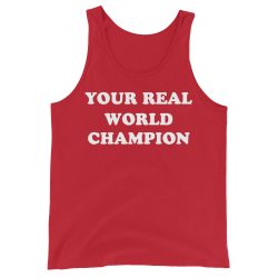 Alternative view of Your Real World Champion Tank Top