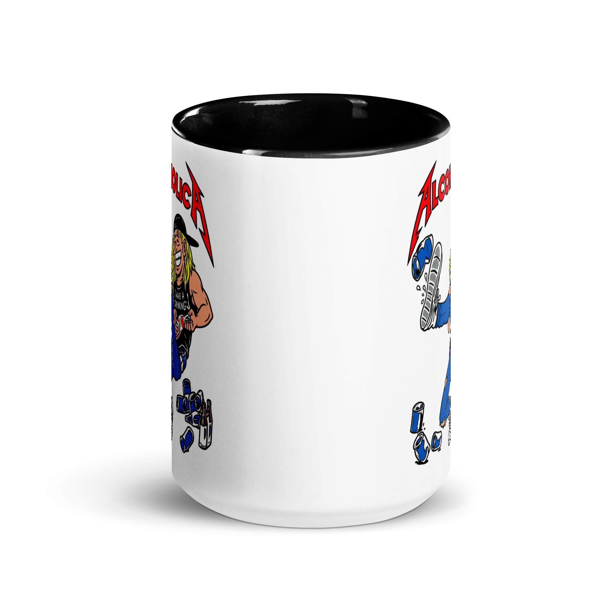 AlcoholicA Mug with Color Inside - Image 5