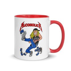 AlcoholicA Mug with Color Inside - Image 7