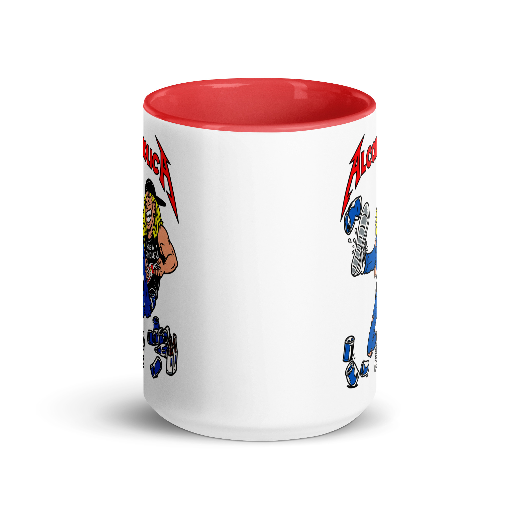 AlcoholicA Mug with Color Inside - Image 11