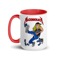 AlcoholicA Mug with Color Inside - Image 12