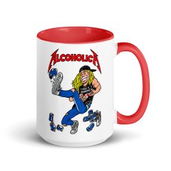 AlcoholicA Mug with Color Inside - Image 10